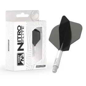 Red Dragon Letky Nitro Flite - No2 - white & black - short