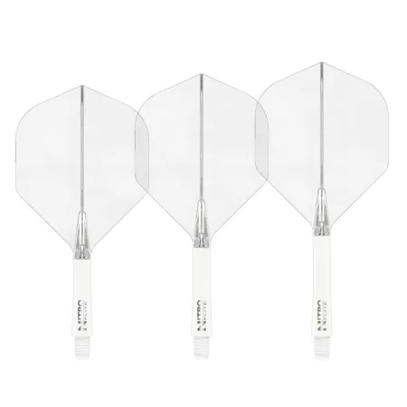 Red Dragon Letky Nitro Flite - No2 - white & clear - medium