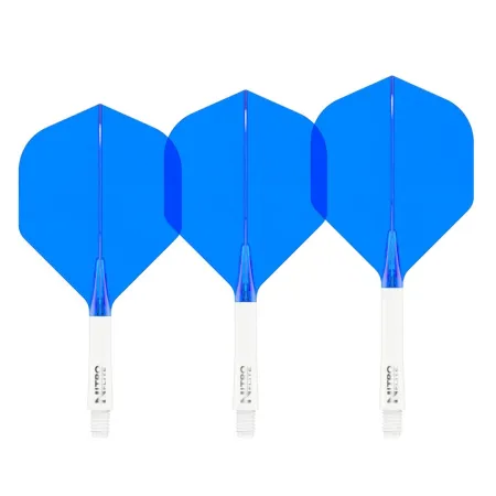 Red Dragon Letky Nitro Flite - No2 - white & blue - medium