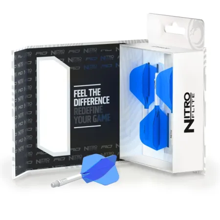 Red Dragon Letky Nitro Flite - No2 - white & blue - medium