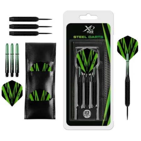 XQMax Darts Šipky Steel Black Coated - 23g