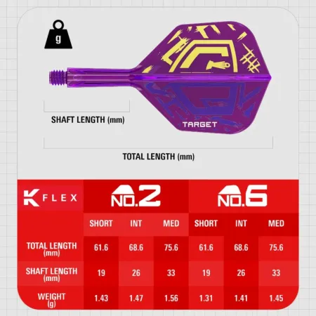 Target - darts Letky K-Flex - Luke Littler - World Champion - No6 - Midi - TRG410181