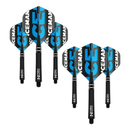 Red Dragon Sada letek a násadek - Gerwyn Price Combo - black