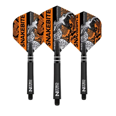 Red Dragon Sada letek a násadek - Peter Wright Snakebite Combo - Orange