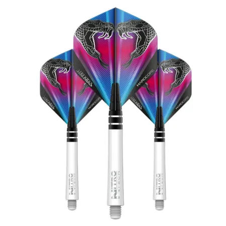Red Dragon Sada letek a násadek - Peter Wright Snakebite Combo - Snake Design