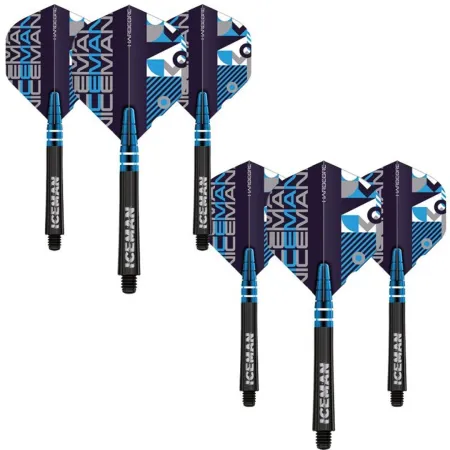 Red Dragon Sada letek a násadek - Gerwyn Price Iceman Combo - Blue