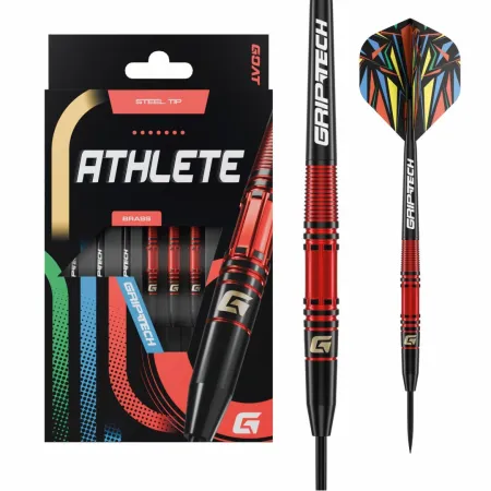 Goat Šipky Steel Athlete - Brass - Red - 11g
