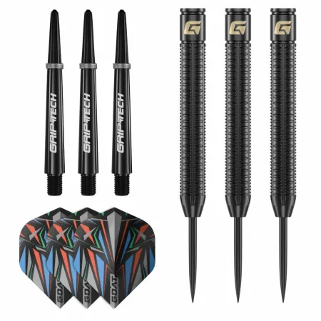 Goat Šipky Steel Athlete - Brass - Black - 13g