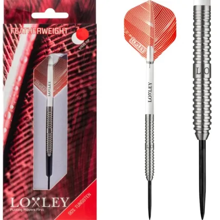 Loxley Šipky Steel Featherweight - Red - 17g
