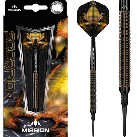 Mission Šipky Scorpion - Black & Gold Electro - 19g