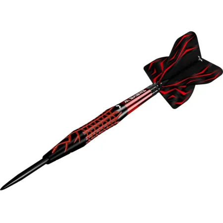 Mission Šipky Steel Lava - Black & Red Electro - 22g