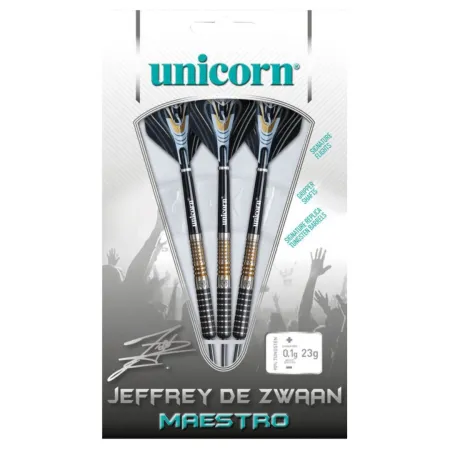 Unicorn Šipky Steel Maestro - Jeffrey De Zwaan - Phase 3 - 23g