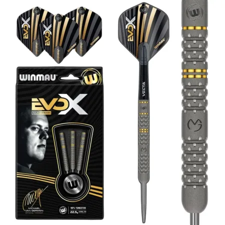 Winmau Šipky Steel Michael van Gerwen - EVO X - 22,5g