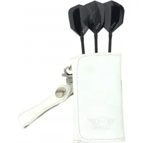 Bull's Pouzdro na šipky Leather Caddy - Soft edition - white