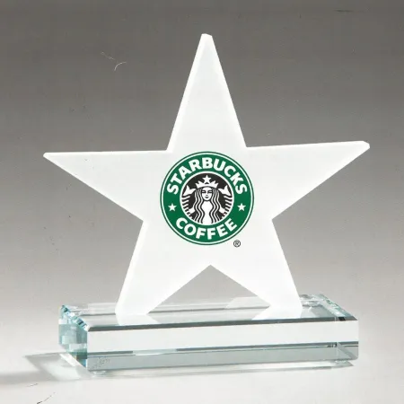 Skleněná trofej Hvězda Star2-14 matovaná