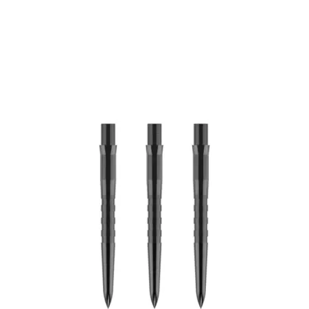 Mission Kovové hroty Caliburn - Grooved - Black - 26 mm