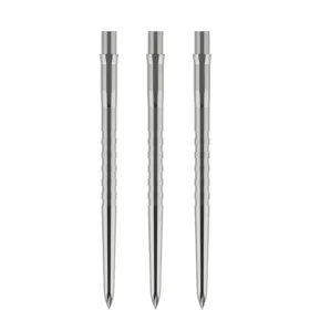 Mission Kovové hroty Caliburn - Grooved - Silver - 38 mm