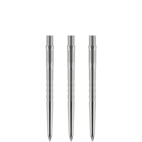 Mission Kovové hroty Caliburn - Grooved - Silver - 32 mm