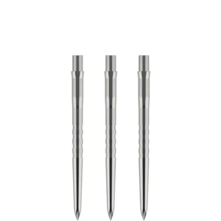 Mission Kovové hroty Caliburn - Grooved - Silver - 32 mm