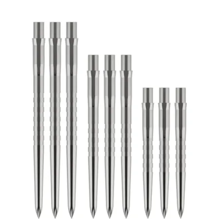 Mission Kovové hroty Caliburn - Grooved - Silver - 32 mm