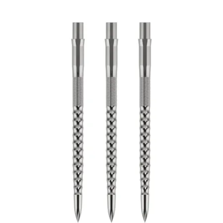 Mission Kovové hroty Caliburn - Ripple - Silver - 38 mm