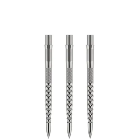Mission Kovové hroty Caliburn - Ripple - Silver - 32 mm