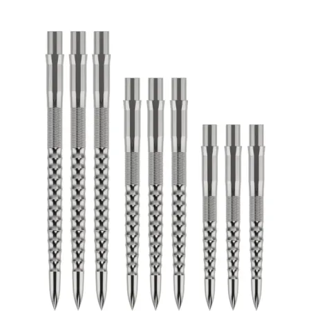 Mission Kovové hroty Caliburn - Ripple - Silver - 26 mm