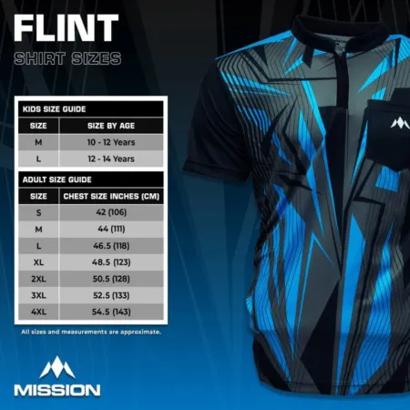 Mission Košile Flint - Black & Blue - S