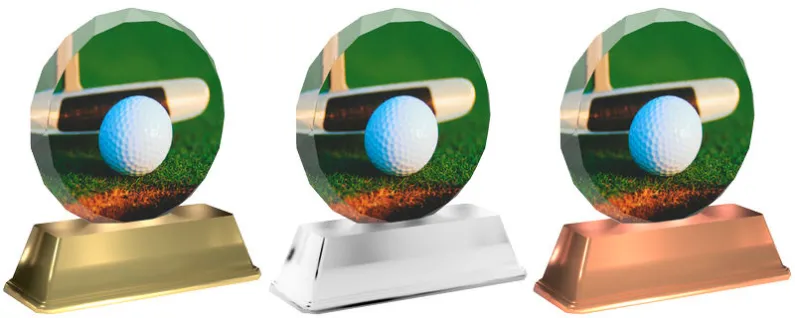 Akrylátová trofej ACE2003M8 | Golf Barva: bronz