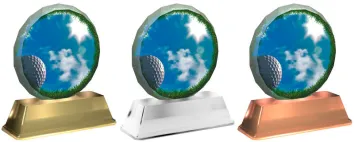 Akrylátová trofej ACE2003M9 | Golf Barva: zlato