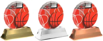 Akrylátová trofej ACE2003M13 | Basketball Barva: zlato