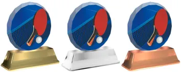 Akrylátová trofej ACE2003M16 | Stolní tenis Barva: zlato