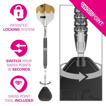 Target - darts Šipky Steel Redux 01 - Swiss Point - 22g