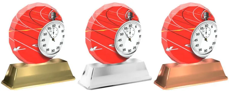 Akrylátová trofej ACE2003M23 | Atletika Barva: zlato