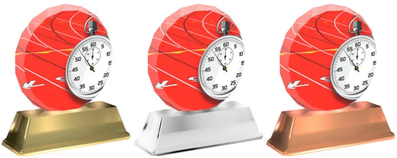 Akrylátová trofej ACE2003M23 | Atletika Barva: zlato