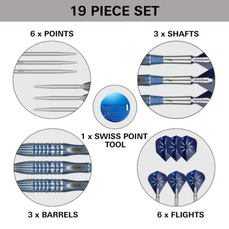 Target - darts Šipky Steel Phil Taylor - Power Gx2 - Swiss Point - 22g