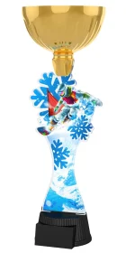 Akrylátová trofej ACUPCGM140 | Snowboard Výška cm: 28,5