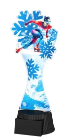 Akrylátová trofej ACUTCM150 | Bruslení Výška cm: 23, Šířka cm: 10