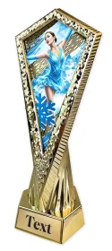 Sportovní trofej AY1M30 | Krasobruslení Výška 27cm, barva: bronz