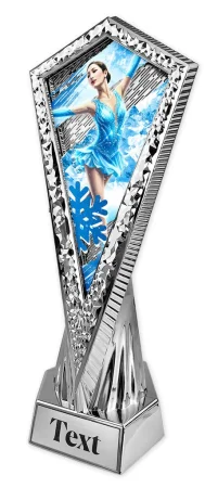 Sportovní trofej AY1M30 | Krasobruslení Výška 27cm, barva: bronz