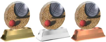 Akrylátová trofej ACE2003M30 | Petanque Barva: bronz