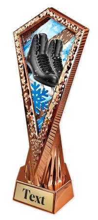 Sportovní trofej AY1M31 | Bruslení Výška 27cm, barva: zlato