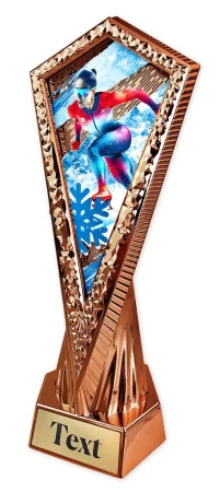 Sportovní trofej AY1M34 | Bruslení Výška 27cm, barva: zlato