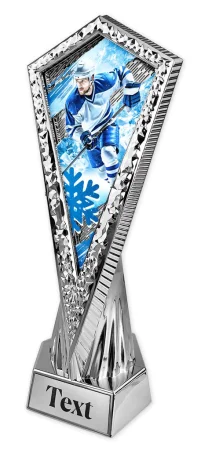 Sportovní trofej AY1M35 | Hokej Výška 27cm, barva: stříbro