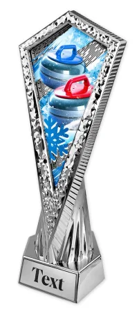 Sportovní trofej AY1M36 | Curling Výška 27cm, barva: bronz