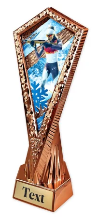 Sportovní trofej AY1M37 | Biatlon Výška 27cm, barva: bronz