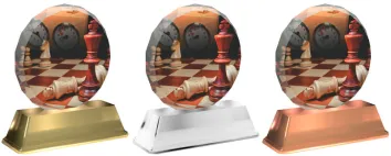 Akrylátová trofej ACE2003M31 | Šachy Barva: bronz
