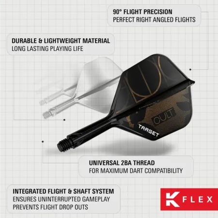 Target - darts Letky K-Flex - Cult - No6 - Midi - TRG410161