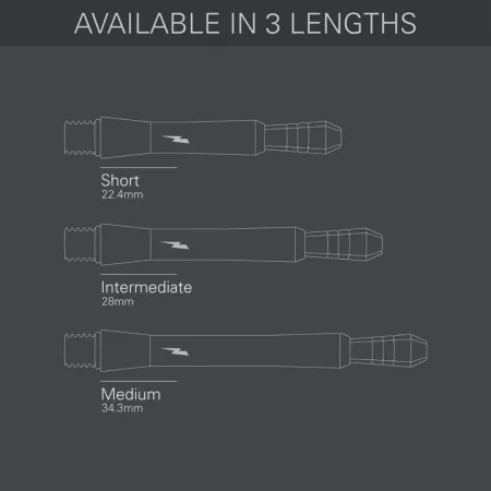 Target - darts Násadky Raw Power Gx2 Titanium - Phil Taylor - short