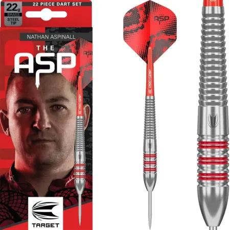 Target - darts Šipky Steel Nathan Aspinall - Brass - 22g